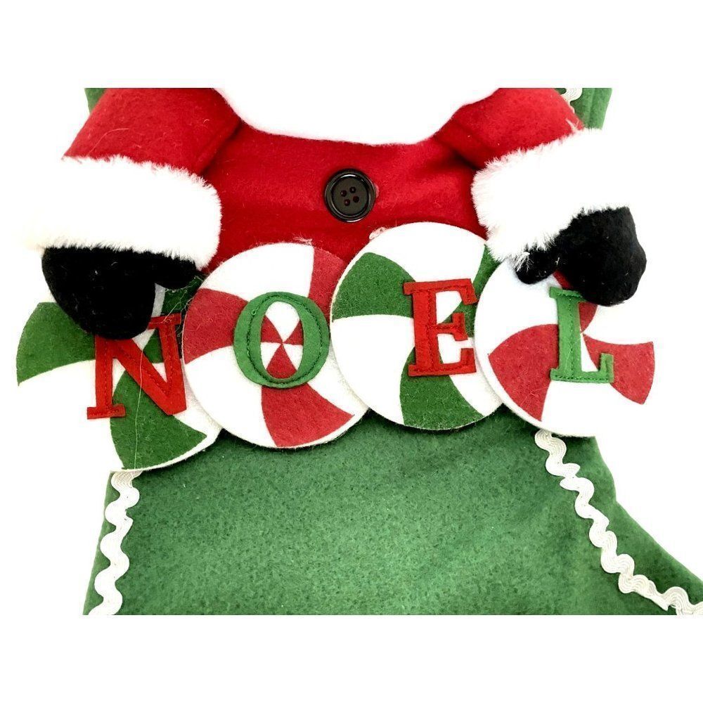 3D Santa Noel Christmas Holiday Stocking 17" Christmas Eve Santa's Best NEW - Picture 8 of 9